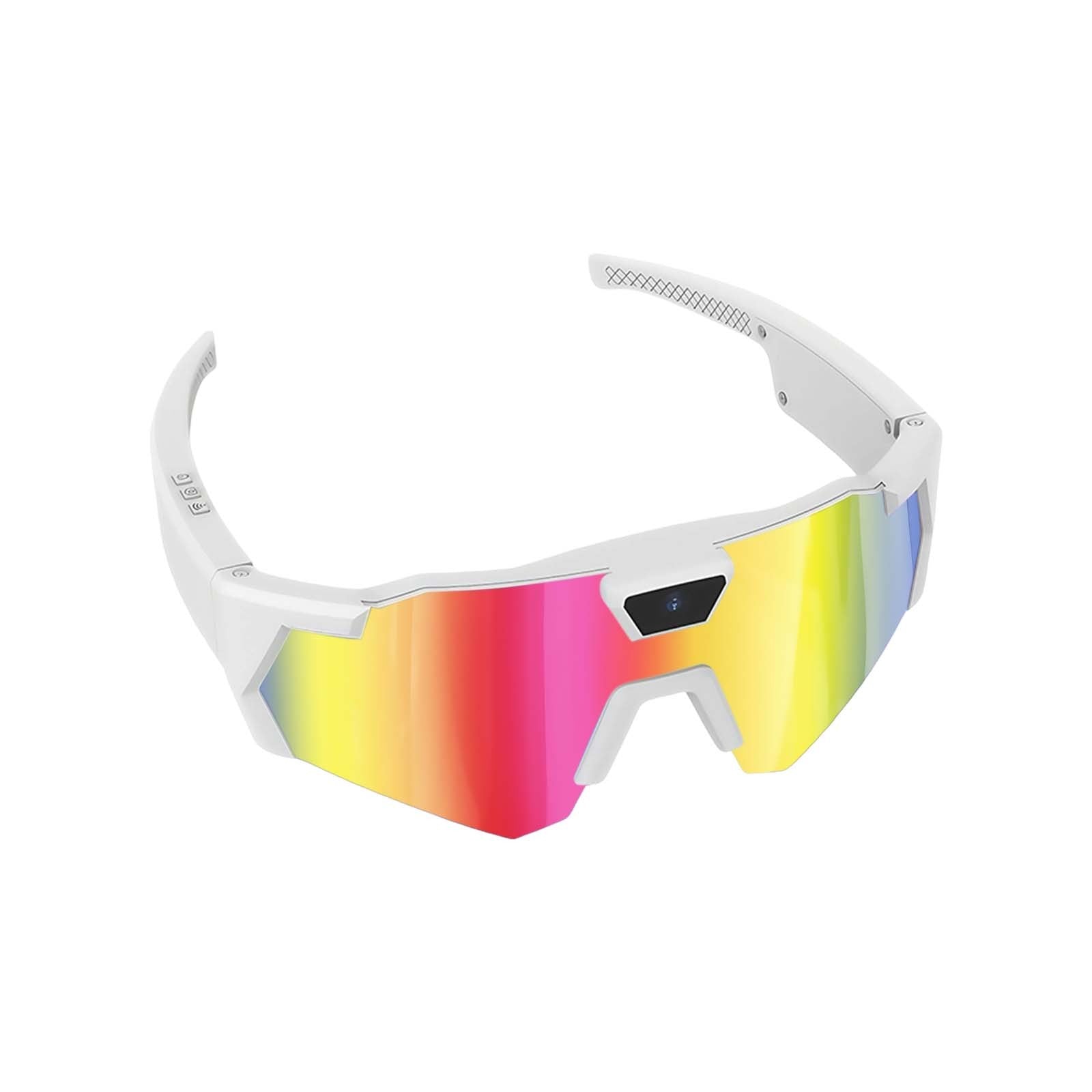 Smart Sports Glasses with & Hands-Free Recording\u002FPhotography - Non-Prescription Video Eyewear Suitable for, Vlogging,,, Smartphone