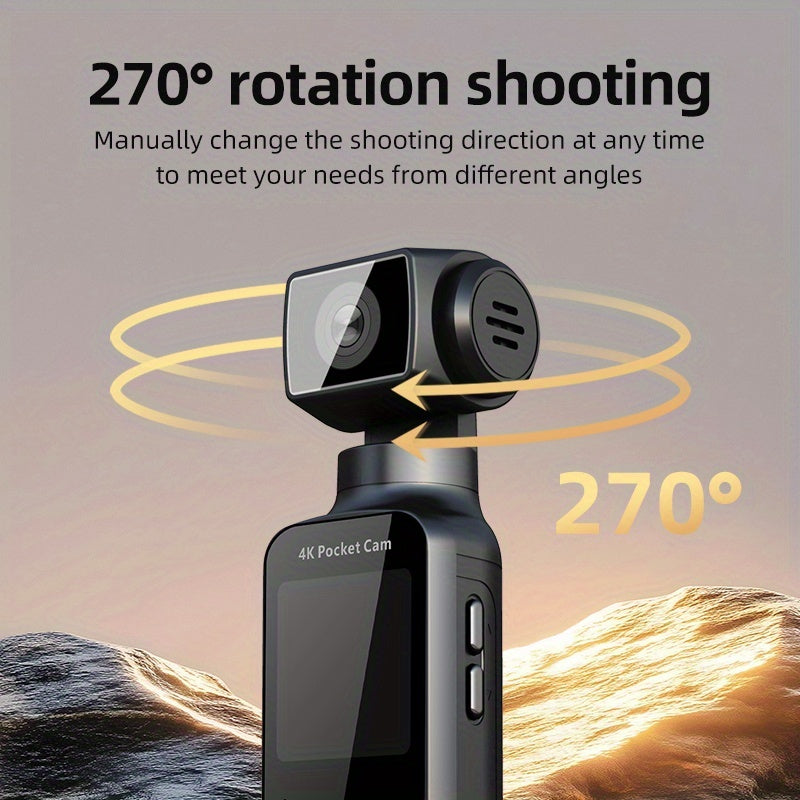 4K Action Camera with 1.33\