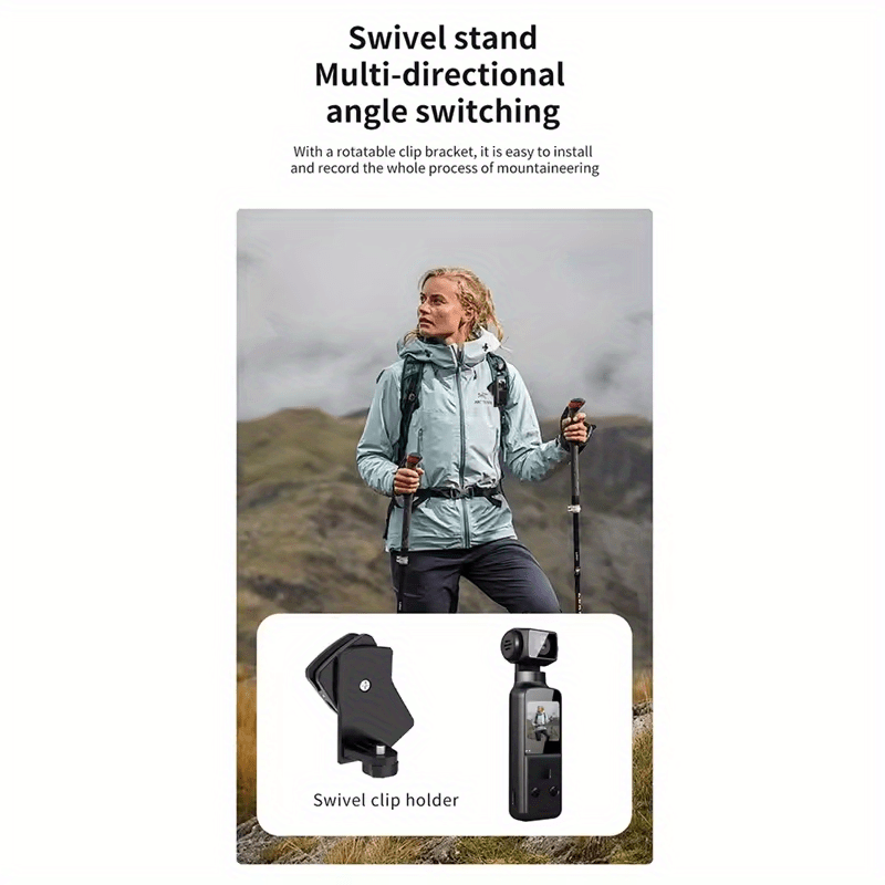 1pc 4K Action Camera, Camcorder, Live Camera, Pocket Camera 270 Degree Rotary Lens Portable Outdoor Cycling HD USB Rechargeable 270 Degree Rotary Camera, 1.33 \