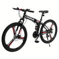 26-Inch Collapsible Mountain Bike, Shimano 21-Speed MTB Bicycle Designed for Adults