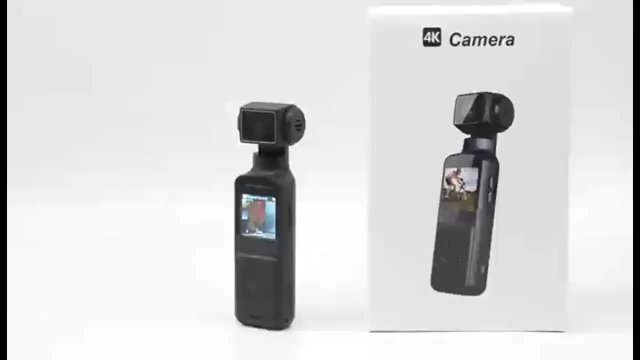 1pc 4K Action Camera, Camcorder, Live Camera, Pocket Camera 270 Degree Rotary Lens Portable Outdoor Cycling HD USB Rechargeable 270 Degree Rotary Camera, 1.33 \