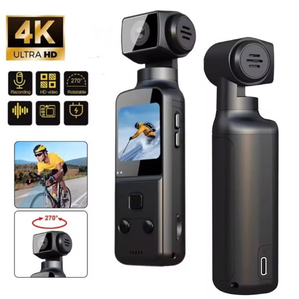4K Action Camera with 1.33\