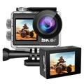 4K\u002F60FPS & 5K30FPS Action Camera with Dual Screen, High Quality Underwater Shooting, EIS Anti-Shake Stabilization, 170° Wide Angle, 5X Zoom, WiFi FPV for Helmet\u002FCamera, for bike\u002FVlogging\u002FTravel\u002FSurfing (-)