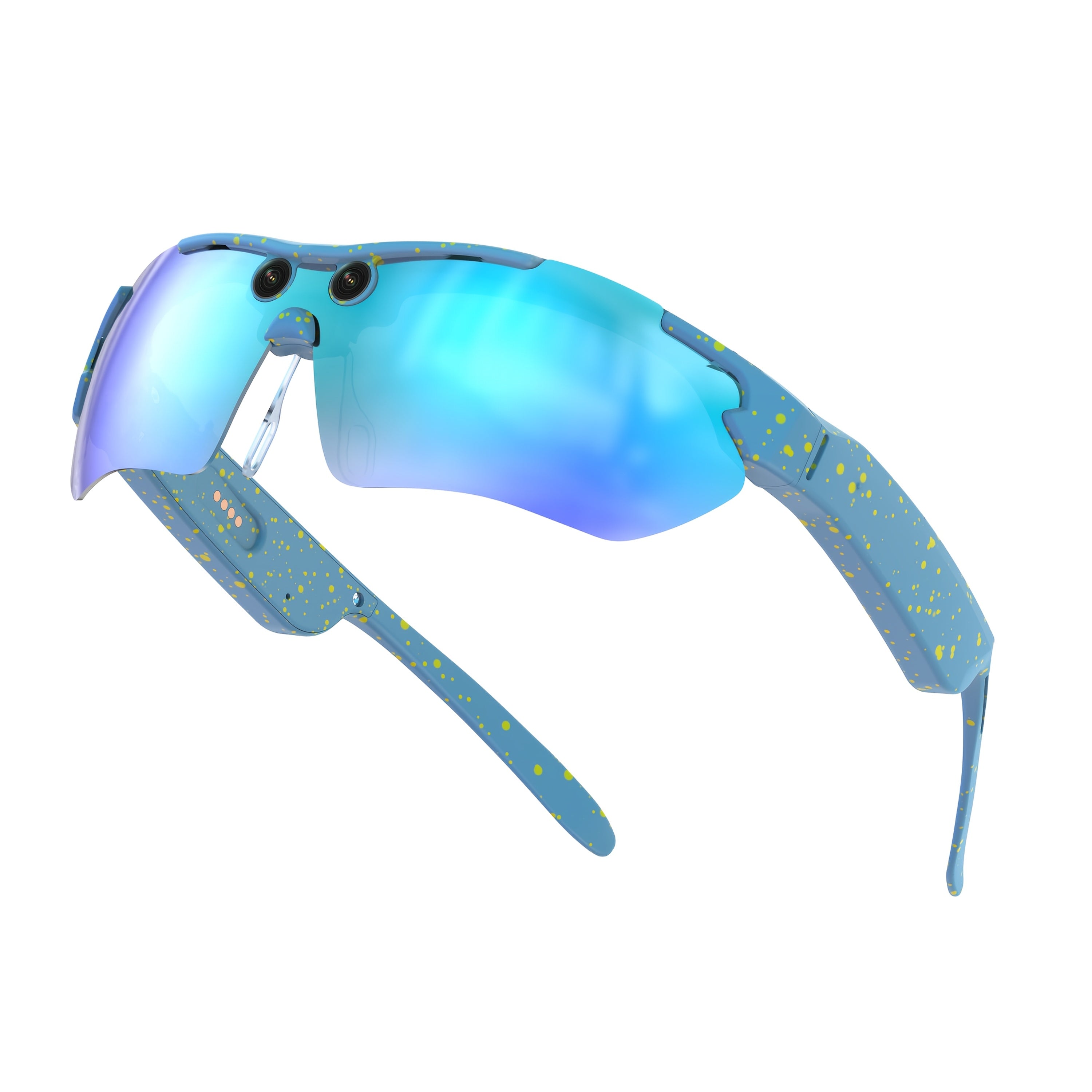 Brand New AI-powered Cycling Glasses with 8MP Ultra-high-definition Smart Vision, Perfect for Cycling, Driving, Hiking, Touring, Mountaineering, Adventure, Fishing, And Travel. Features Include A Built-in Microphone And Speaker, Voice Assistant