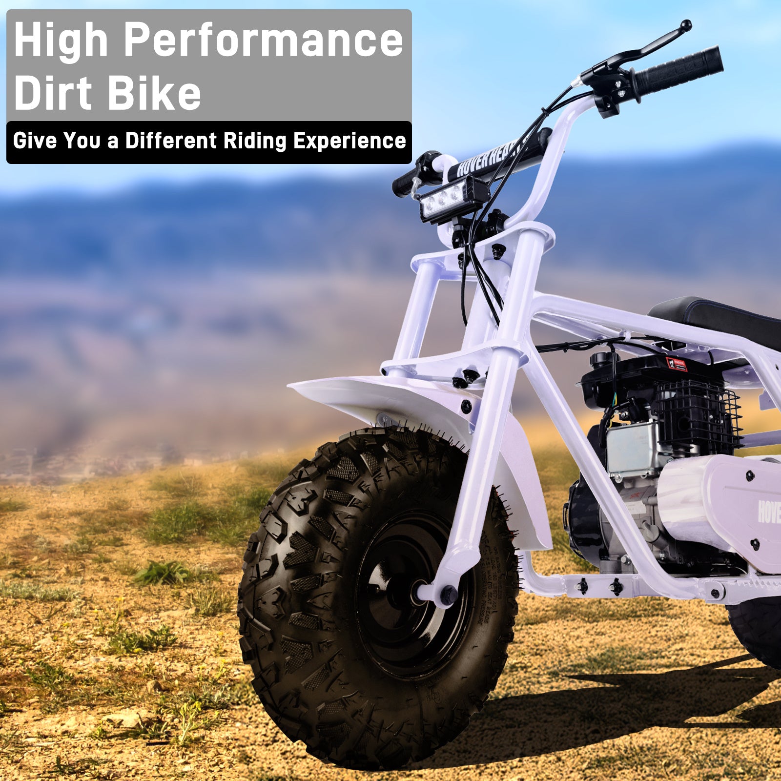 99cc youth mini dirt bike | Four-stroke gasoline-powered off-road motorcycle with a sturdy steel frame |gas-powered motocross for outdoor off-road ridingIdeal Halloween\u002FChristmas\u002FBirthday gift